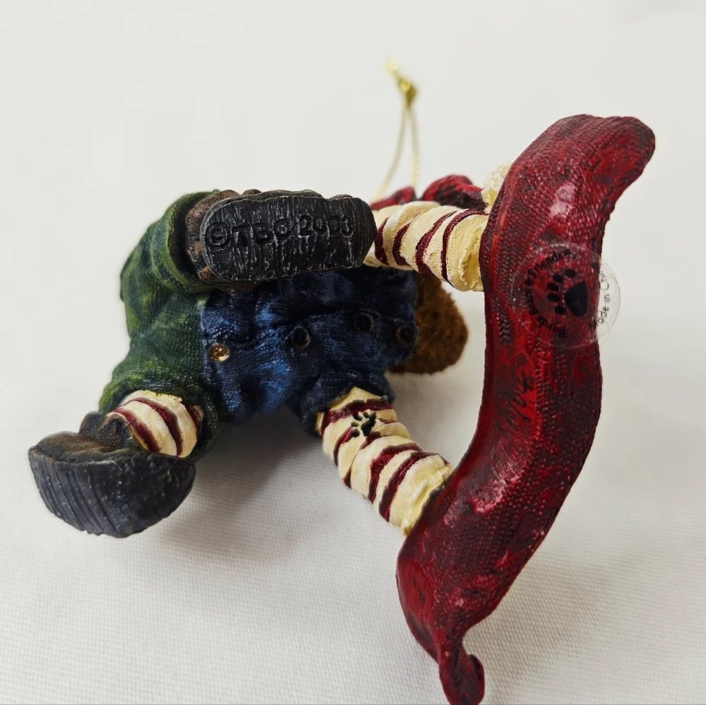Boyds Bears Dangle Elfbearry Ornament 2003 Bearstone Collection Tis the Season